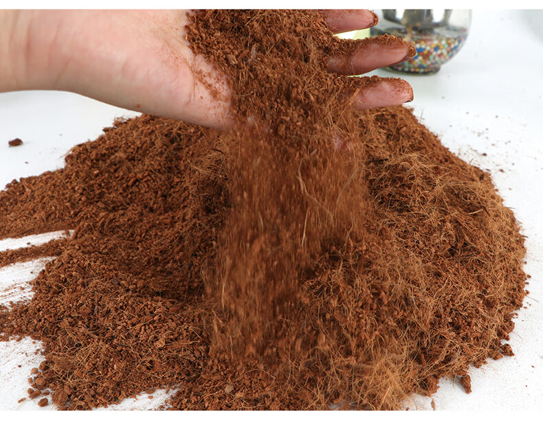 免泡椰糠营养土种花种菜基质土椰糠土泥炭土椰砖疏松土壤介质 定制ml