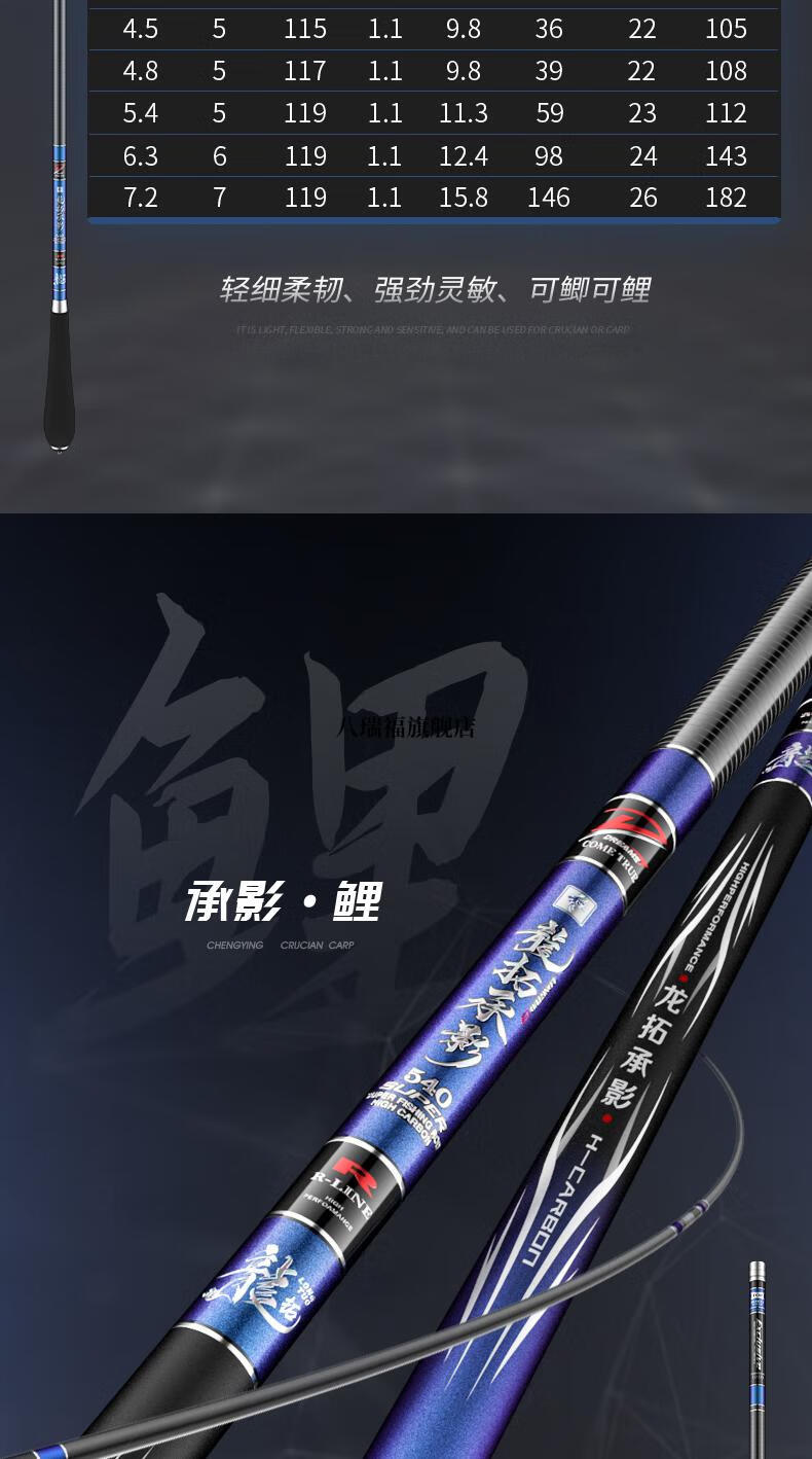 2022新款武汉天元特作千川鲤套装品牌鱼竿轻硬五大进口碳素鲫鱼竿十大