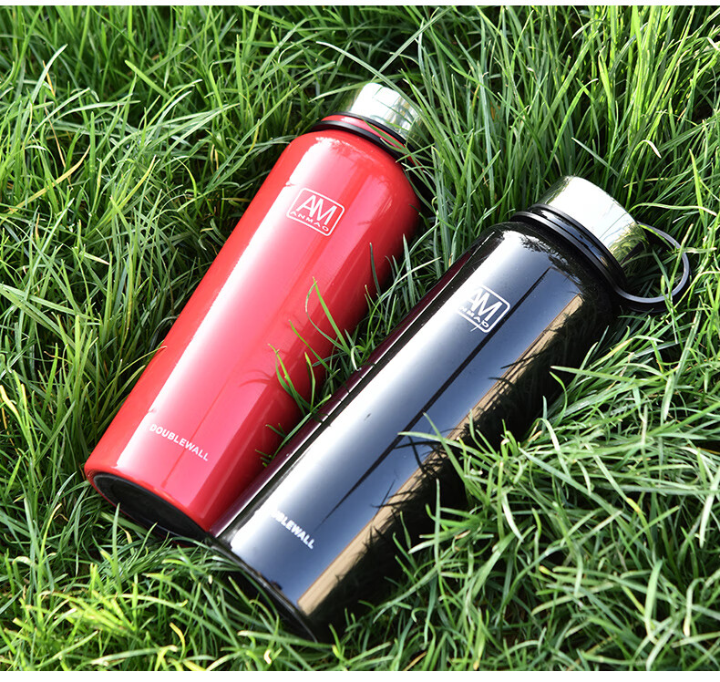 京选好货19式边防巡逻水壶304保温杯大容量便携泡茶杯茶漏保温壶旅行