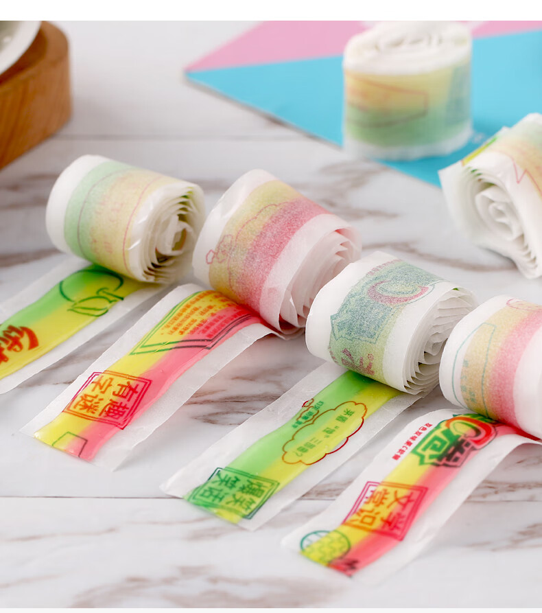 优卡果c卷果汁软糖水果味糖果童年怀旧校园小零食小包装散装批发年货