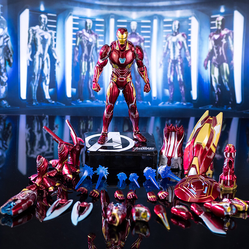 2022年新款万代(bandai)漫威shf钢铁侠mk50马克85合金玩具模型摆件