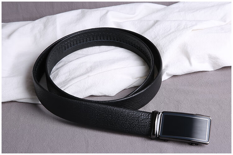 mk男包高端轻奢品牌男士皮带男款自动扣头层牛皮休闲商务正装腰带纯