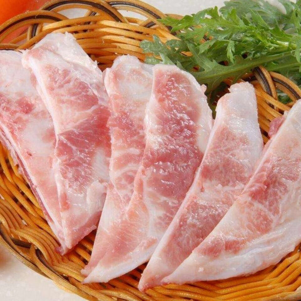 新鲜猪月亮骨 猪月牙骨猪脆骨软骨带肉 补钙烧烤 2斤顺丰