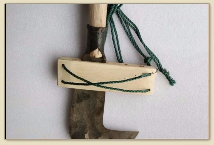 户外用品柴刀鞘刀架油上山柴放刀架子刀套打猎野外探险锯架精品无树疤