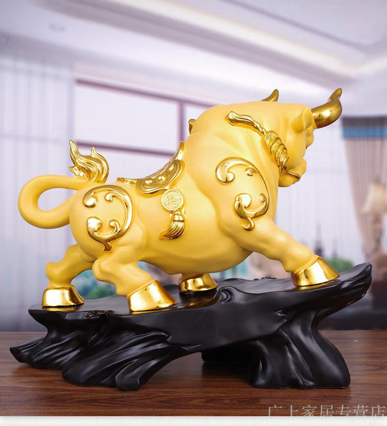 大师设计名品高品质牛摆件牛客厅公司老板桌办公室装饰品牛年创意生肖
