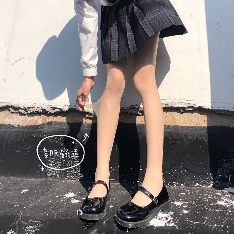 预售预售2月15号发完白色丝袜白丝袜薄款夏季jk袜奶白色女学生过膝袜