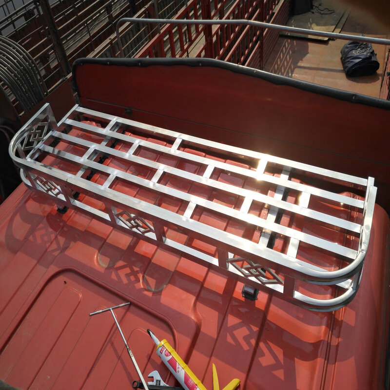 适用于解放jh6货车不锈钢顶棚架子篷布架护顶架车顶行李架顶框顶箱