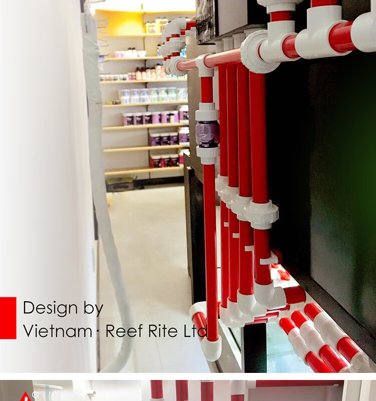 管件红色pvc管鱼缸pvc硬水管硬管红管配件塑料下水管水族 红色20mm 1