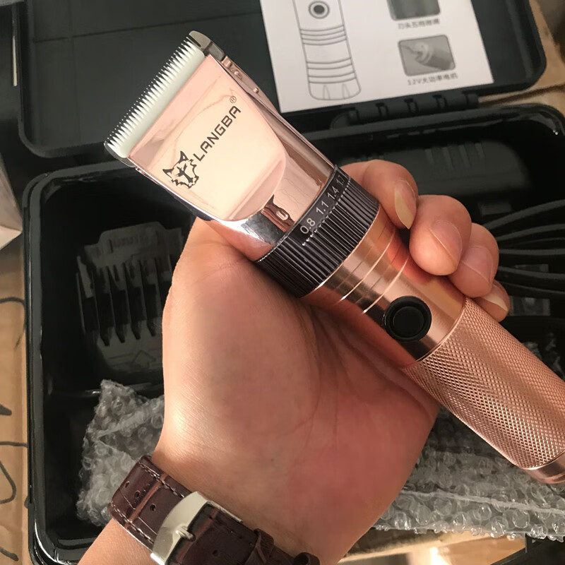 狼霸羊毛推子狼霸大功率绒山羊电推剪插电式羊毛推子绵羊长毛兔大狗剃