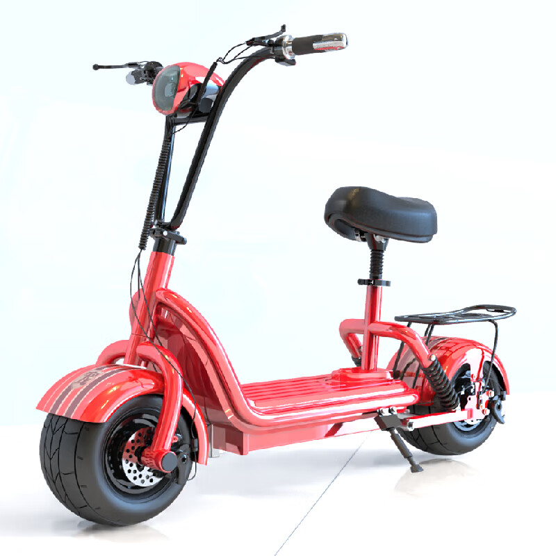 亲子折叠迷你电动车小型电瓶车女男两轮滑板车代步车便携成人超轻