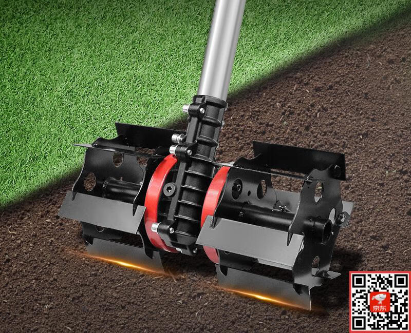 割草机配件除草轮锄草头松土轮翻土开沟刀片齿轮箱总成改装微耕机10cm