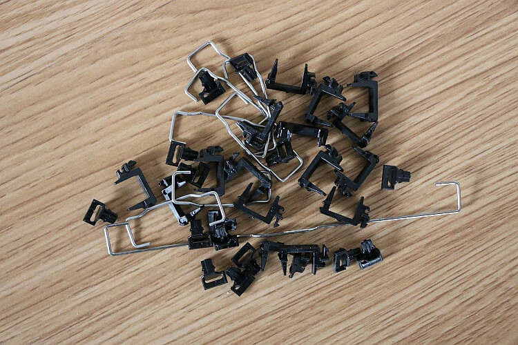 适用达尔优机械键盘钢丝平衡杆ek81512835dk100机械师合金版雷蛇filco