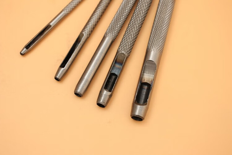 皮带冲头腰带皮带打孔器 皮革冲子冲针 圆冲 皮带冲子冲子工具 直径5.