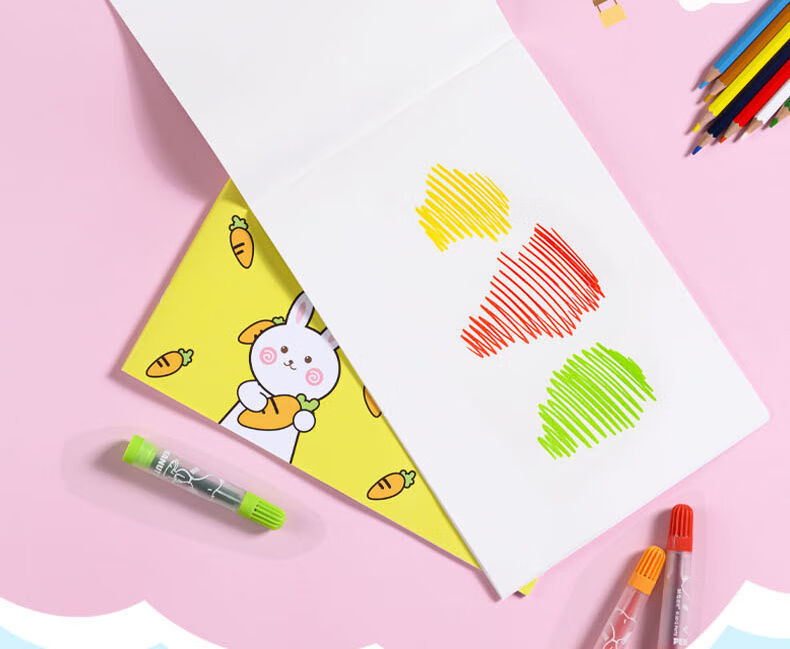 农抓手画画本幼儿园a4儿童空白图画本小学生宝宝涂色本绘画本美术本子