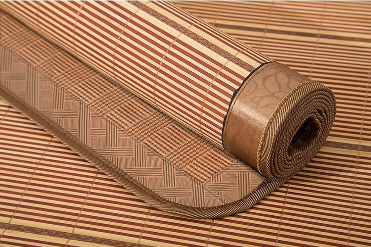 春夏碳化席子草席凉席18x2m米春夏08m一米二两面用碳化大学生90cm午睡