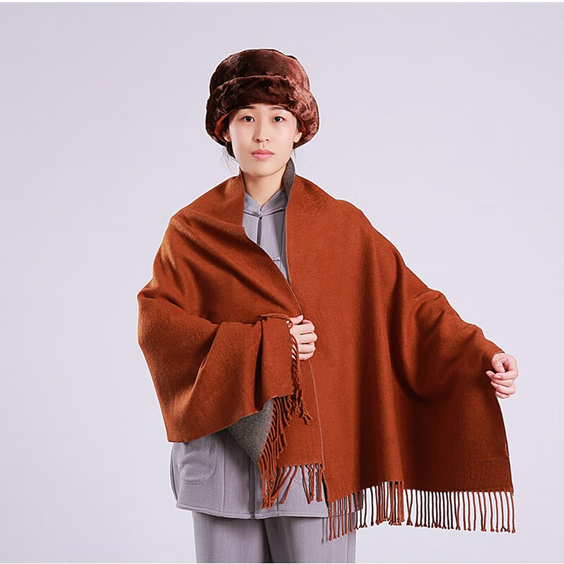 出家人僧帽秋冬款居士出家人师父加厚帽和尚尼姑冬季帽子僧人单帽咖啡