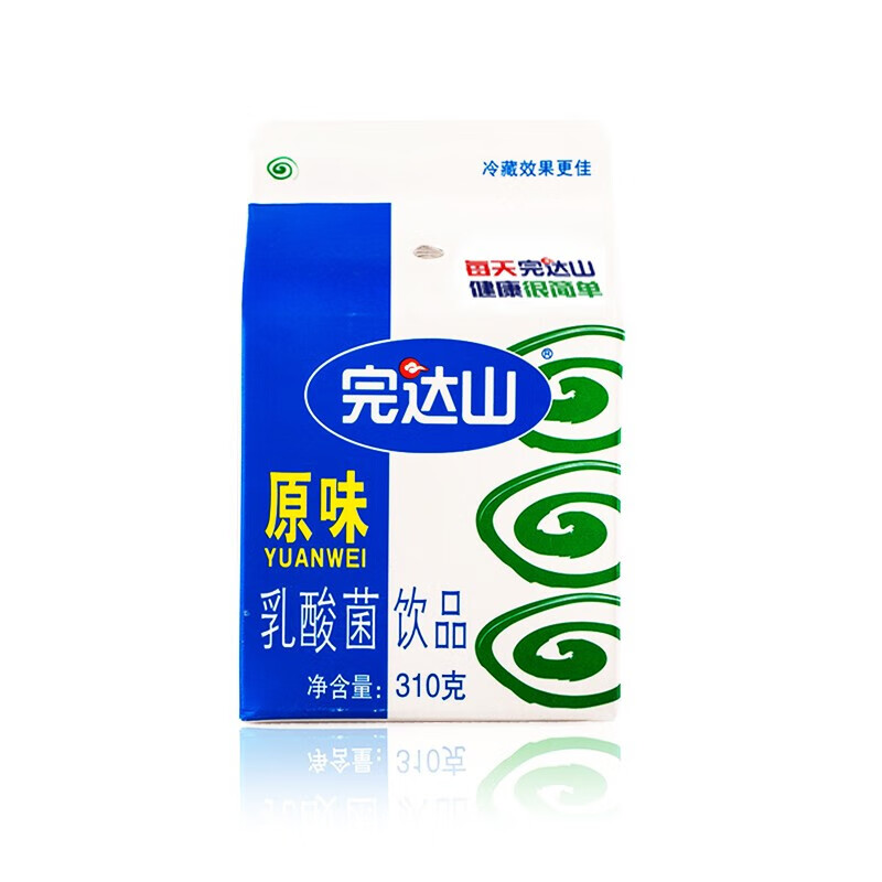 完达山巴氏高钙酸奶原味发酵酸奶袋装原味乳酸菌310g盒12