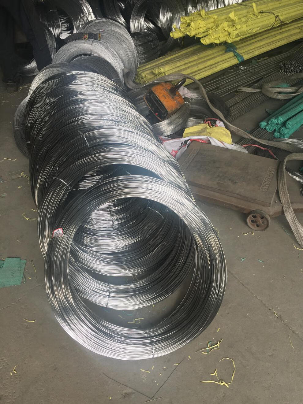 304不锈钢丝直条22533545mm搭架钢丝抄网框衣架不锈钢线2mm软丝适合