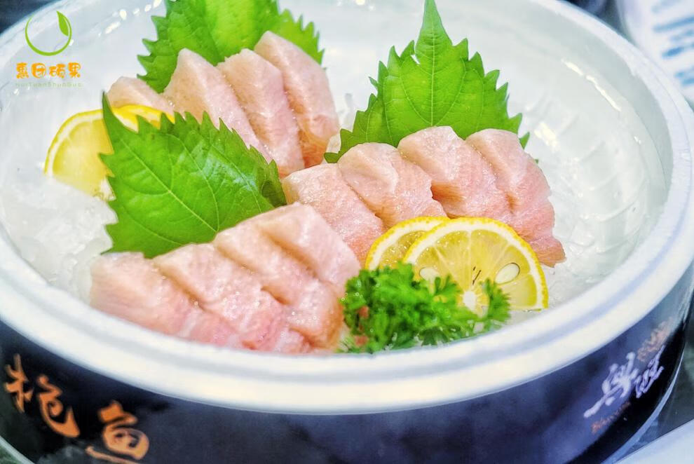 空运高端刺身赤身中段中肥海鲜蓝鳍大目白金枪昌盛隆白金枪鱼刺身食用