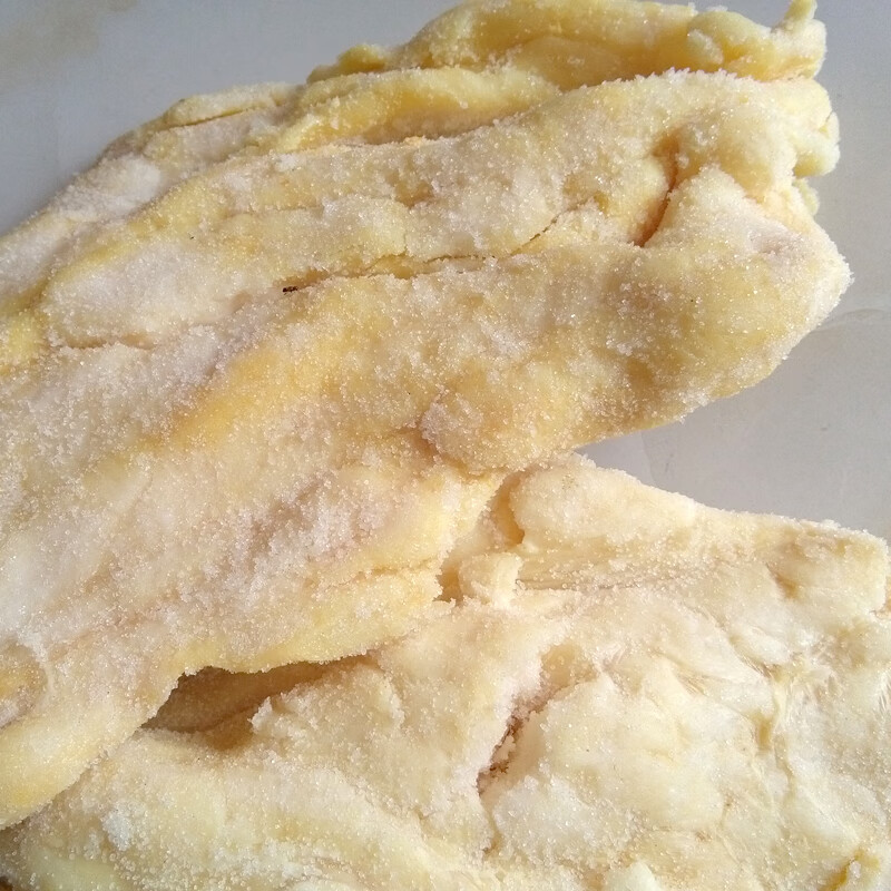 500g安徽 六安 寿县特产 正宗农村 腊猪油 咸猪油 咸猪板油