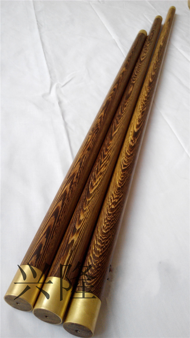 鸡翅木武术棍实木短棍太极鞭杆健身魔杖汽车防身红木长棍子圆棍款150