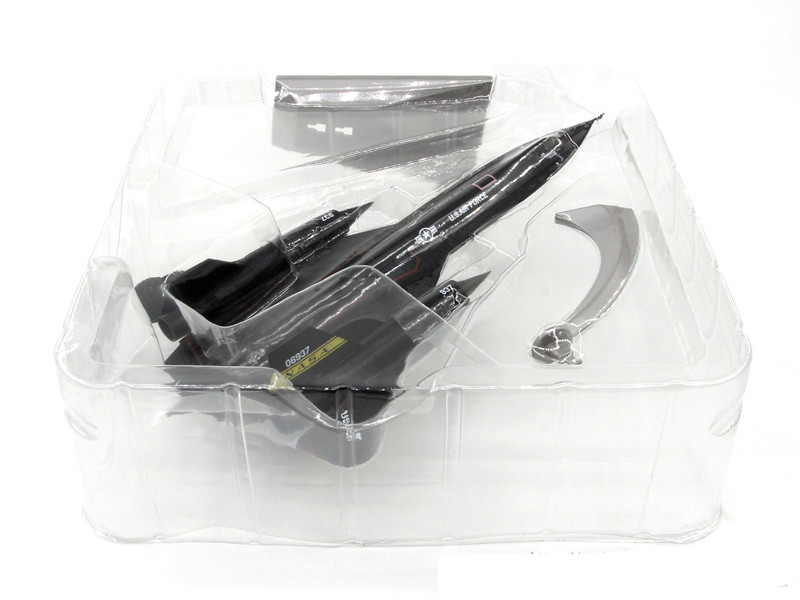 美国sr-71黑鸟侦察机收藏模型nasa成品合金sr71飞机摆件1:144 1:144