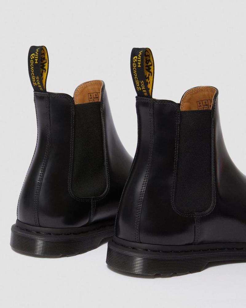 martens马丁大夫男款切尔西靴硬皮高帮靴25031001 black us men 14