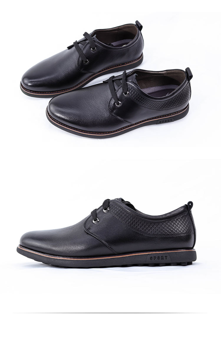 金猴jinho男鞋新款头层牛皮圆头休闲皮鞋套脚一脚蹬商务气质s250099a