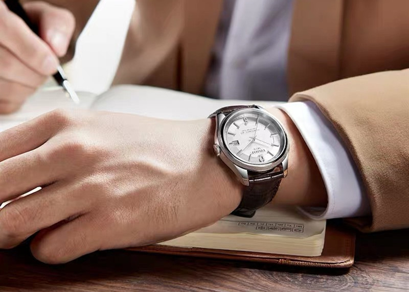 适配1853天梭宝环系列t108皮带 t108408a真皮表带配件20mm男士 原厂