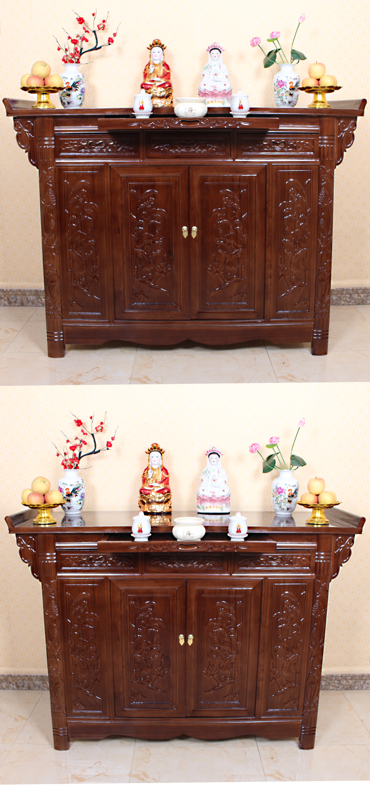 农村客厅中堂柜农村客厅中堂柜堂屋中堂家具中堂桌子农