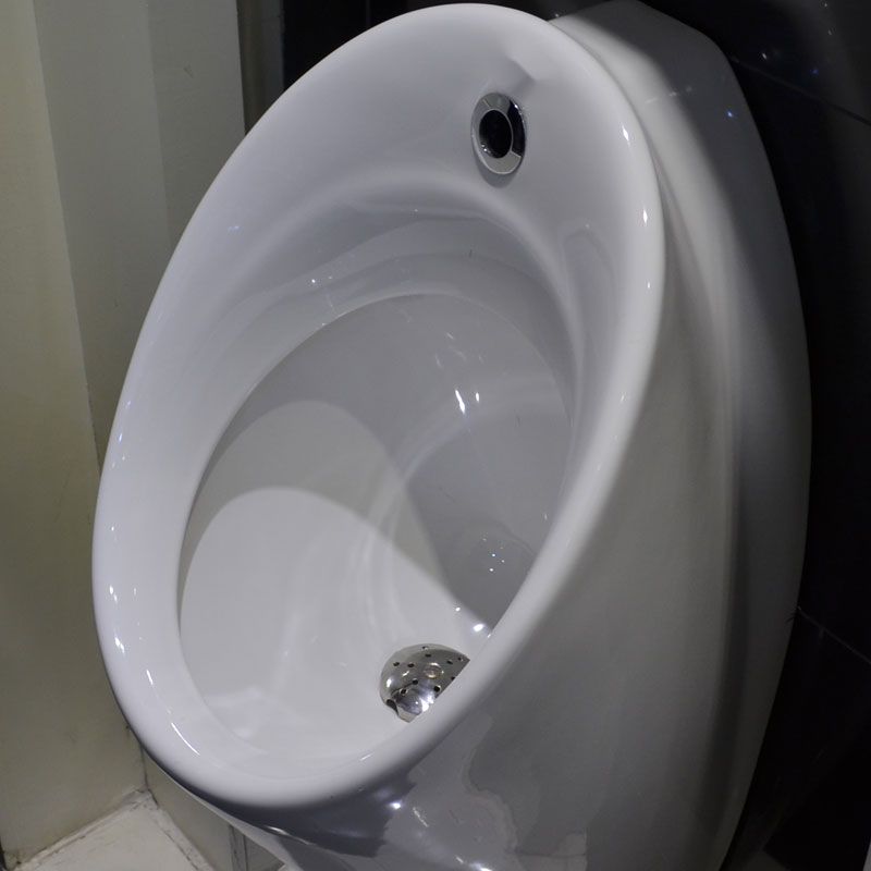 欧挂墙式小便器感应一体小便池糜榭尔 单买小便斗【图片 价格 品牌