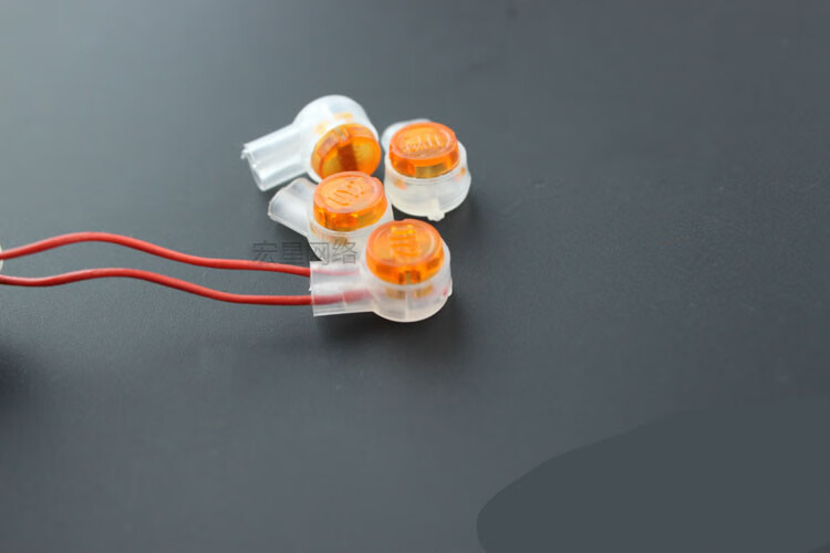 国标k2双刀片接线子uy2线缆接续子连接网线k1电话线接线端子100颗100