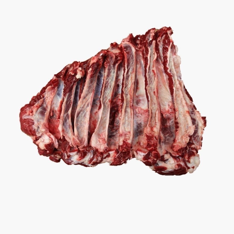 黄牛新鲜牛肋条牛排肉去骨整块四斤装无条理无注水 牛肉馅4斤【图片