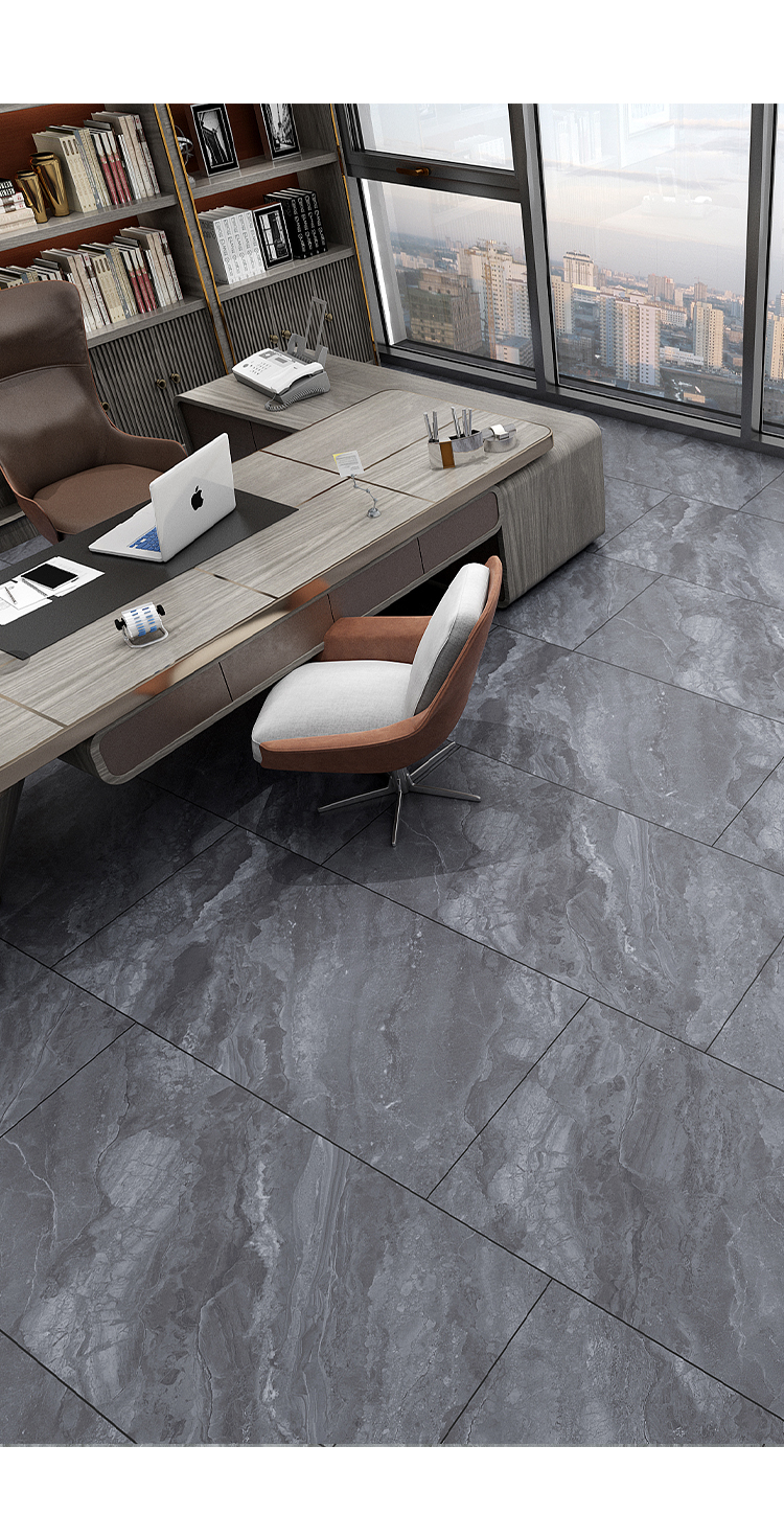 通体柔光全瓷仿古砖750x1500客厅灰色大板瓷砖别墅地砖地板砖新款 q7