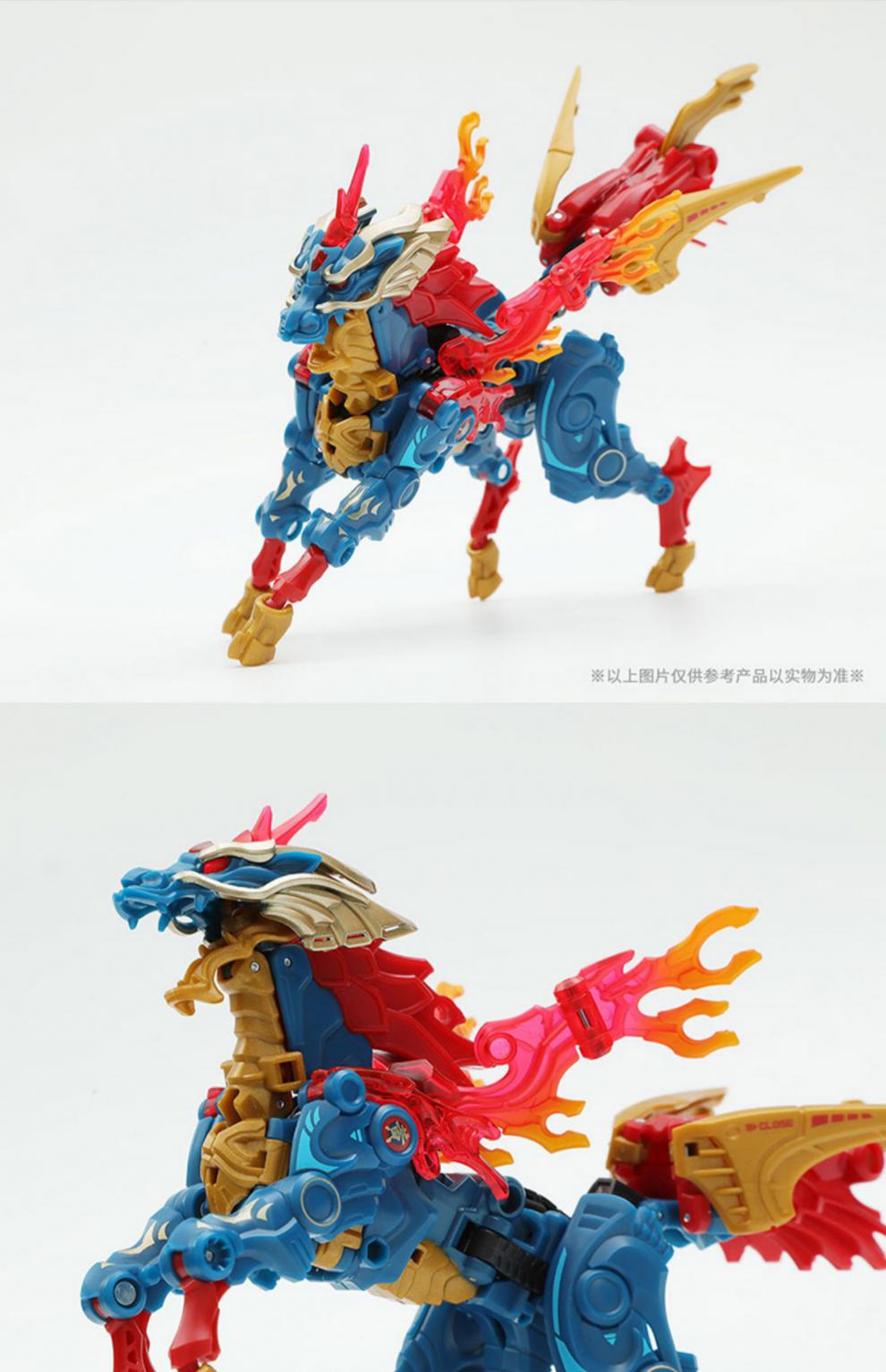 万能匣 乐··高52toys 猛兽匣匣系列麒麟mb-22变形动物潮玩机甲模型