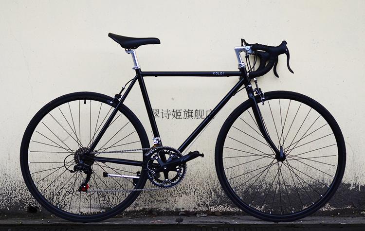 2022新款kolor卡勒单车钢架弯把公路自行车复古公路车14速手变赛车