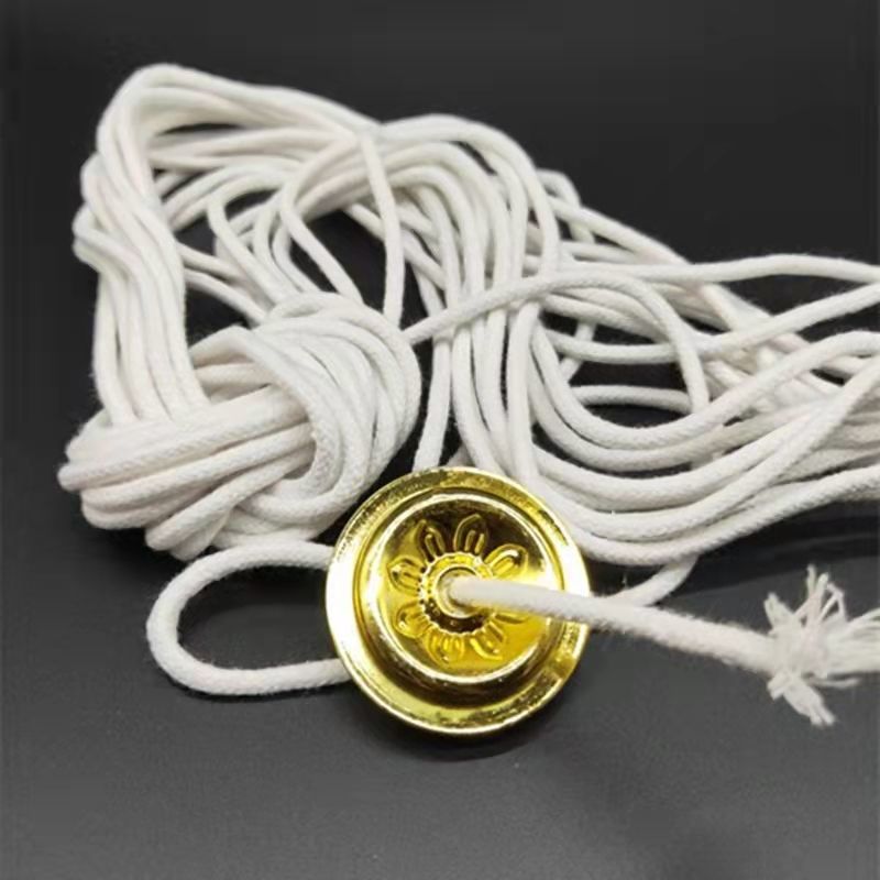 适用于佛教用品纯棉线灯芯油灯供灯莲花酥油灯佛堂玻璃纤维灯芯寺院 3