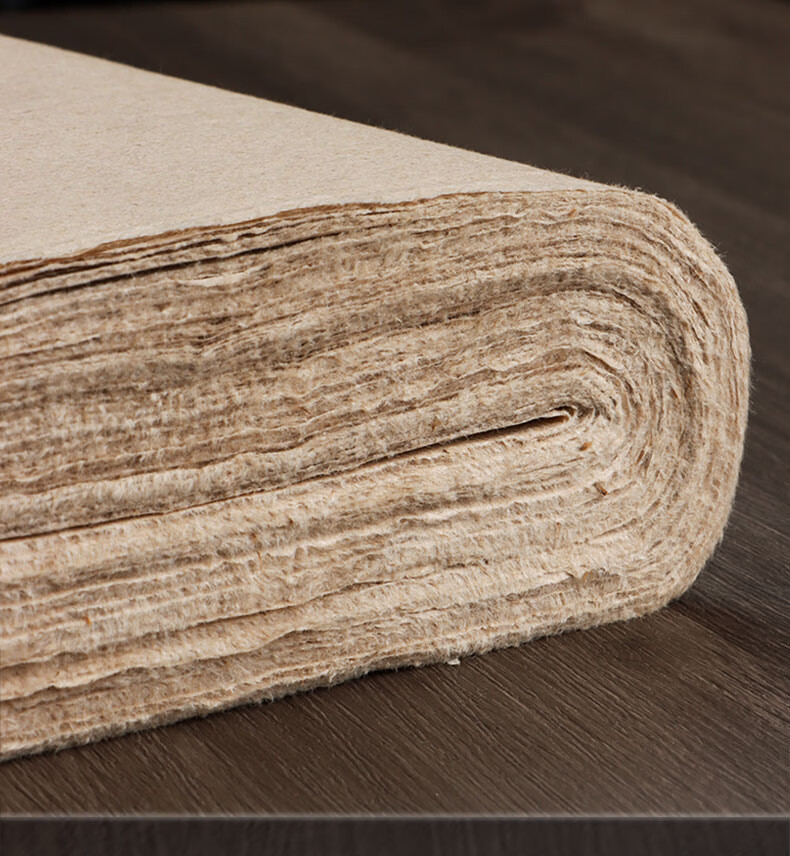 四川夹江毛边纸毛边纸书法专用练字仿古宣纸空白无格半生半熟写毛笔字