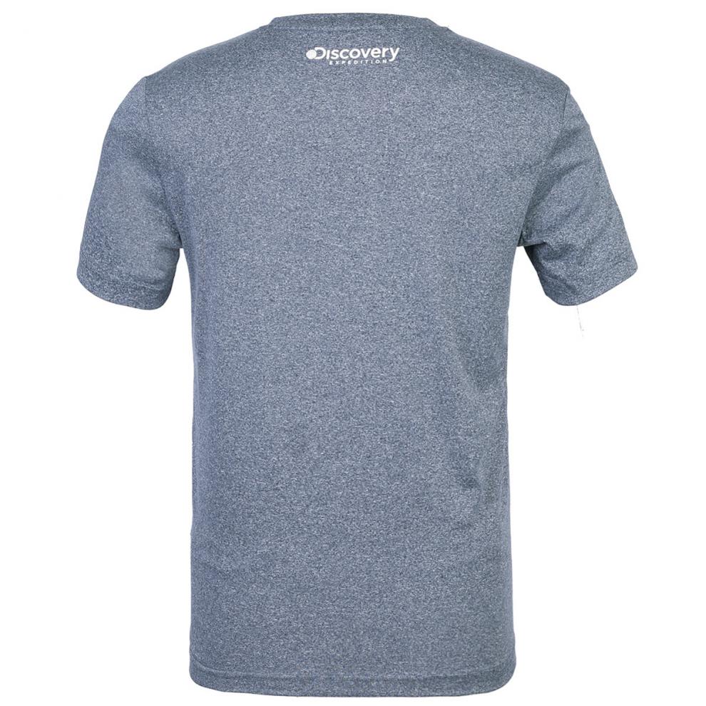 100两件discoveryt恤男春夏户外运动速干圆领运动舒适透气短袖t恤黑色