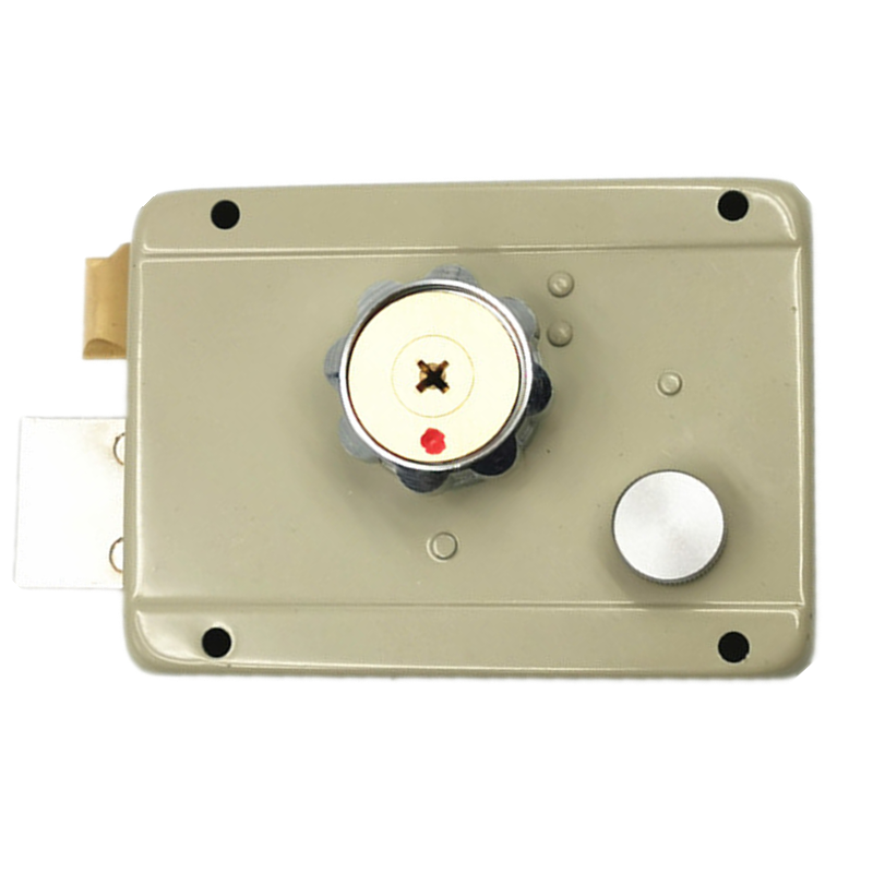 门锁 afs安防十字外装门锁 c级 盼盼边锁a1076d 实力牌c级大号盼盼锁