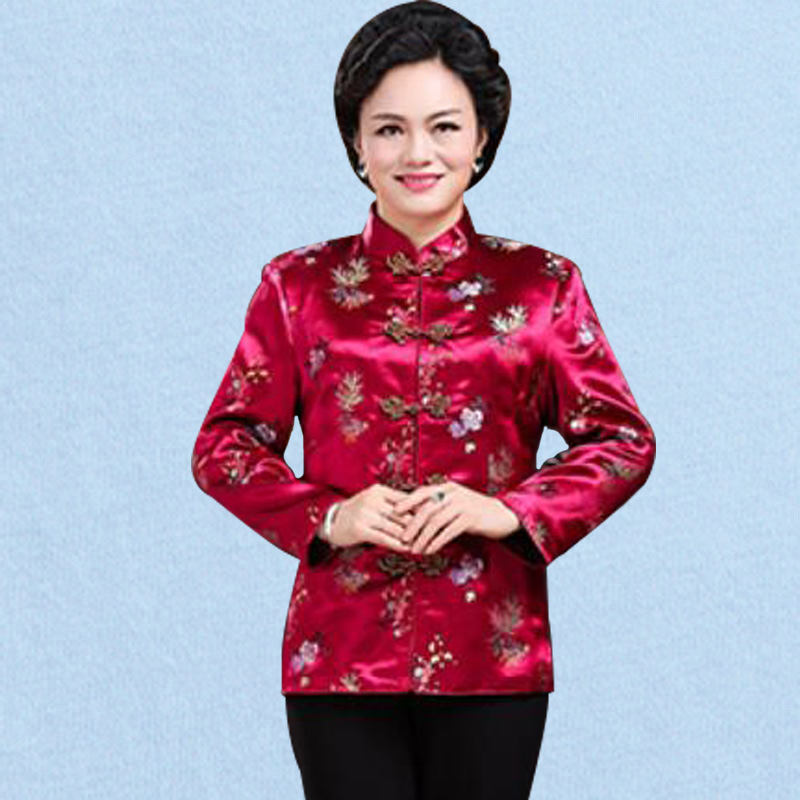 mikewill小个子服女短款袄子女春唐装女袄国风中式盘