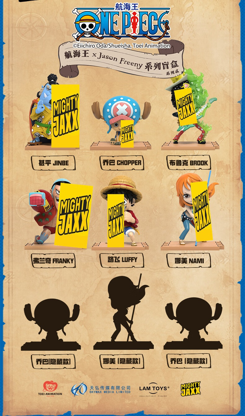 万代bandaimightyjaxx半解剖海贼王盲盒二代确认款路飞乔巴收藏2代2代