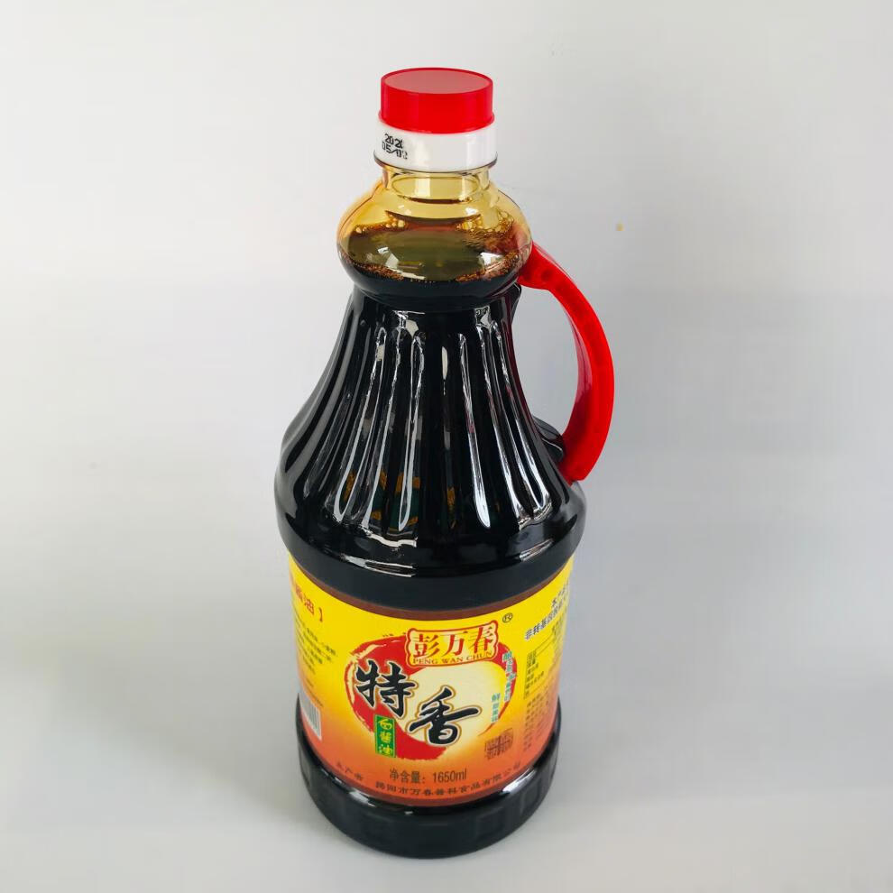彭万春特香白酱油揭阳酱油调味酱油蘸酱家庭装1650毫升 650毫升【图片