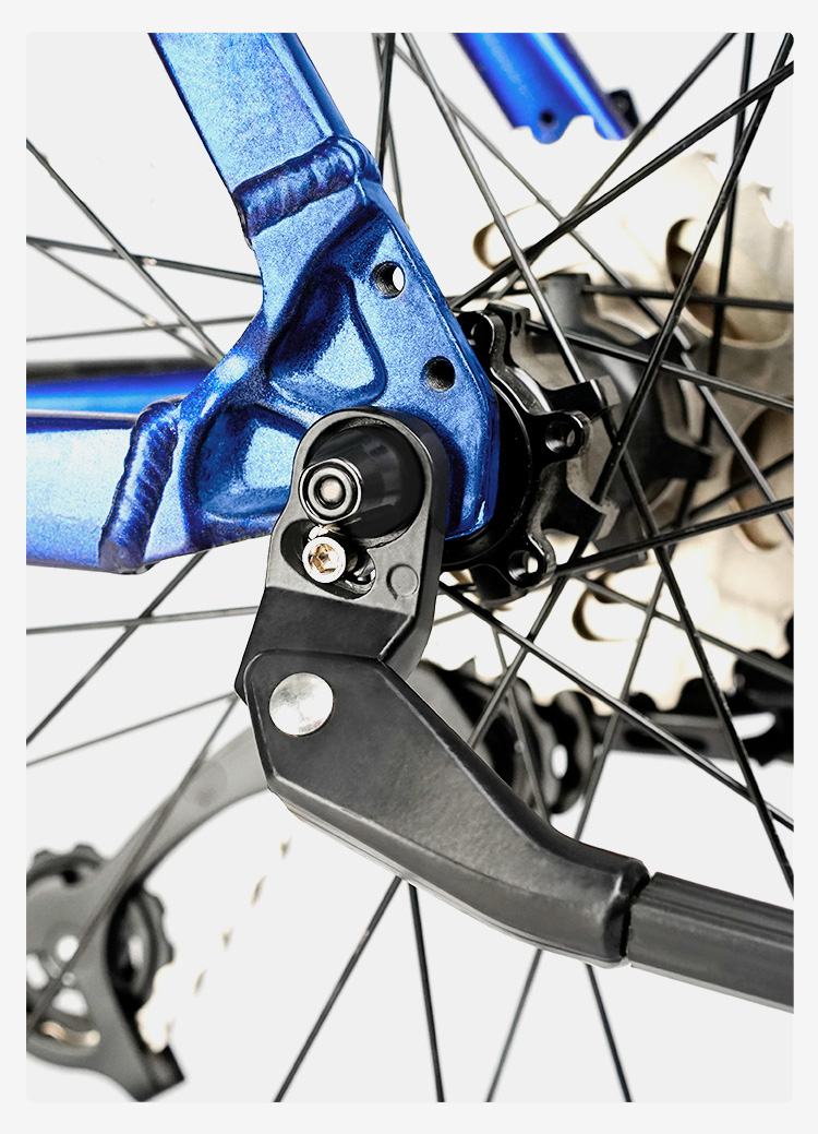 山地公路自行车花鼓快拆杆通用脚撑车梯子配件铝合金停车支架沭露e款