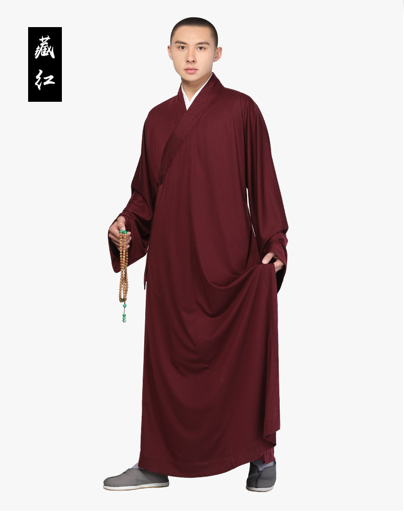 佛衣服男装春秋夏丝光棉僧服长褂男女僧人服饰大褂长衫僧装僧衣和尚服