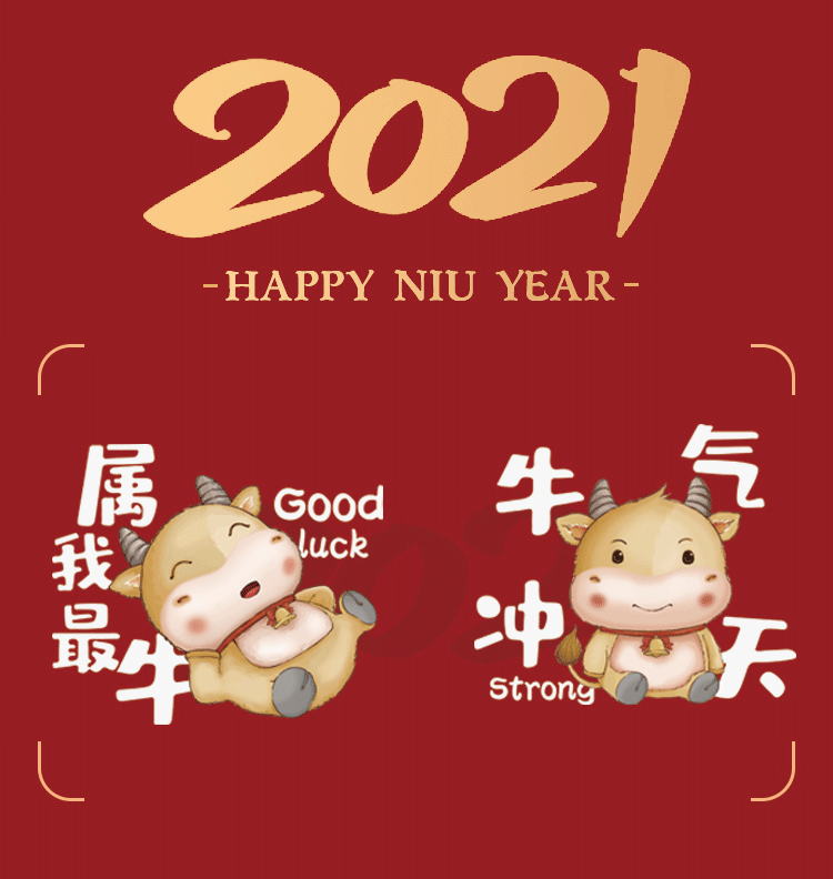 牛年本命年衣服女卫衣牛气冲天开门红色女装时尚新年过年服班服冬 加