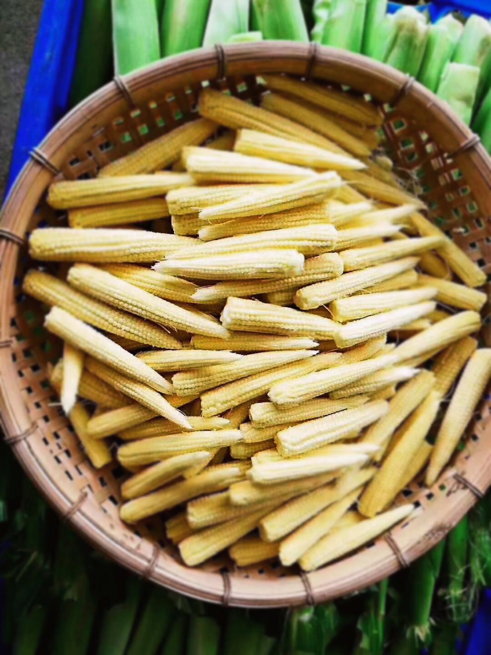 现摘素食佛家纯素蔬菜甜小玉米笋芯新鲜即食去皮种子籽水果嫩 2.5-2.