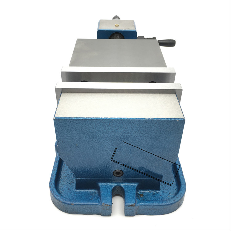 letsfun高精密6寸气动虎钳快速夹具铣床角固式台钳快动气压平口钳cnc