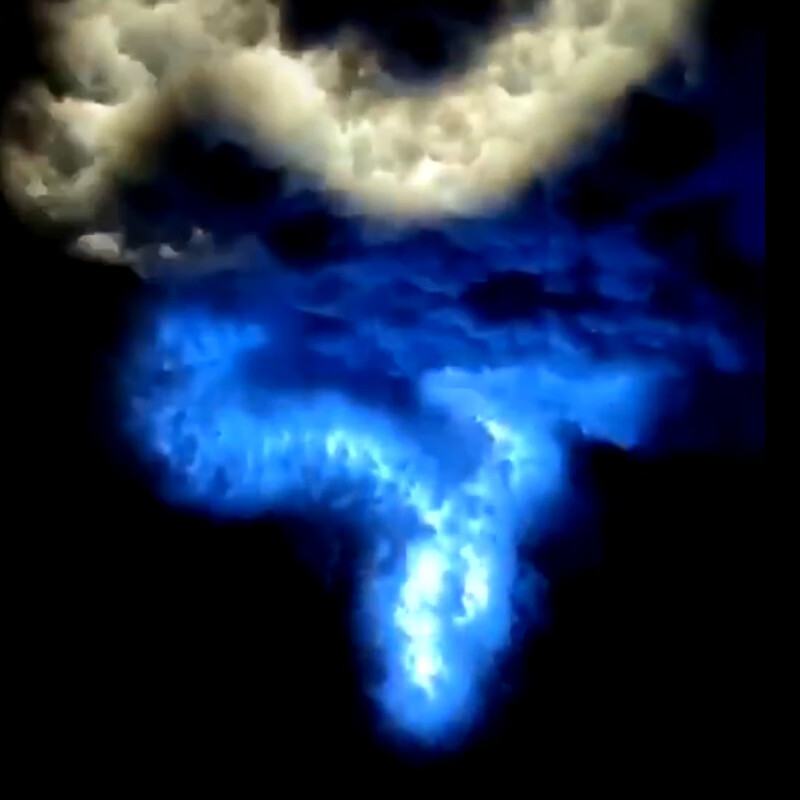 智能灯带创意雷云灯密室逃脱客厅装饰酒吧diy剧本杀app闪电云朵灯