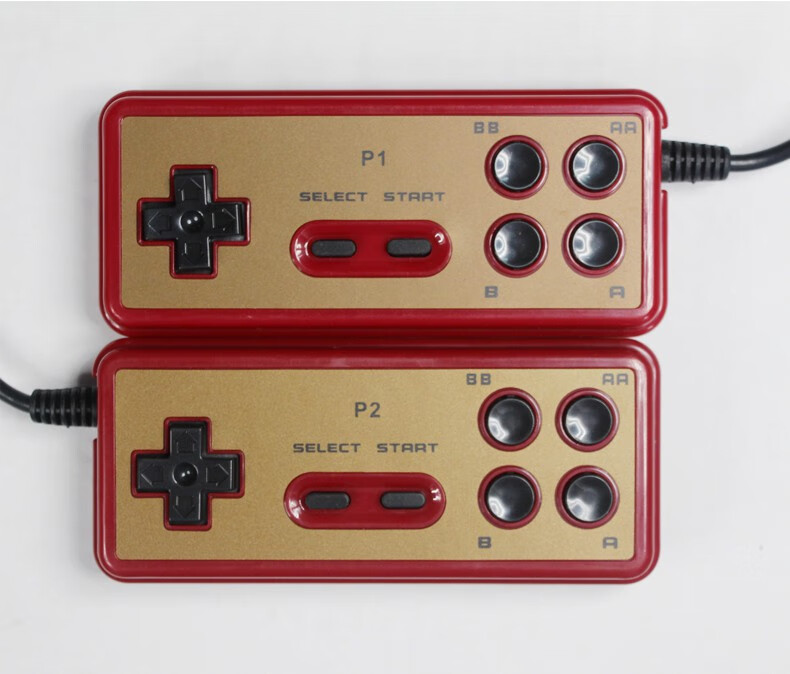 旗舰官方7孔老式游戏手柄4k高清红白机fc电视游戏机经典怀旧双人9孔